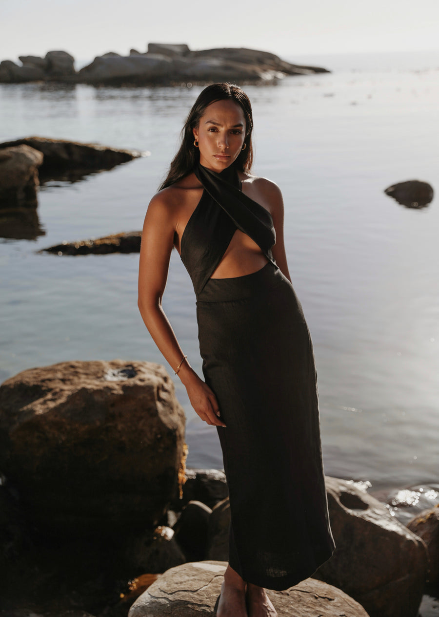 The Storm Dress in Black