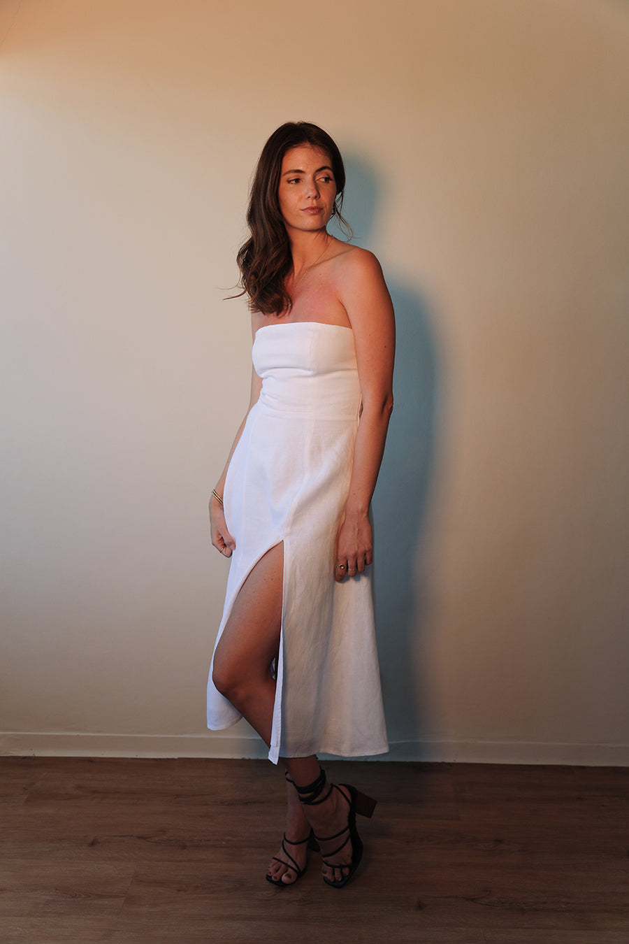 The Cara Dress in White