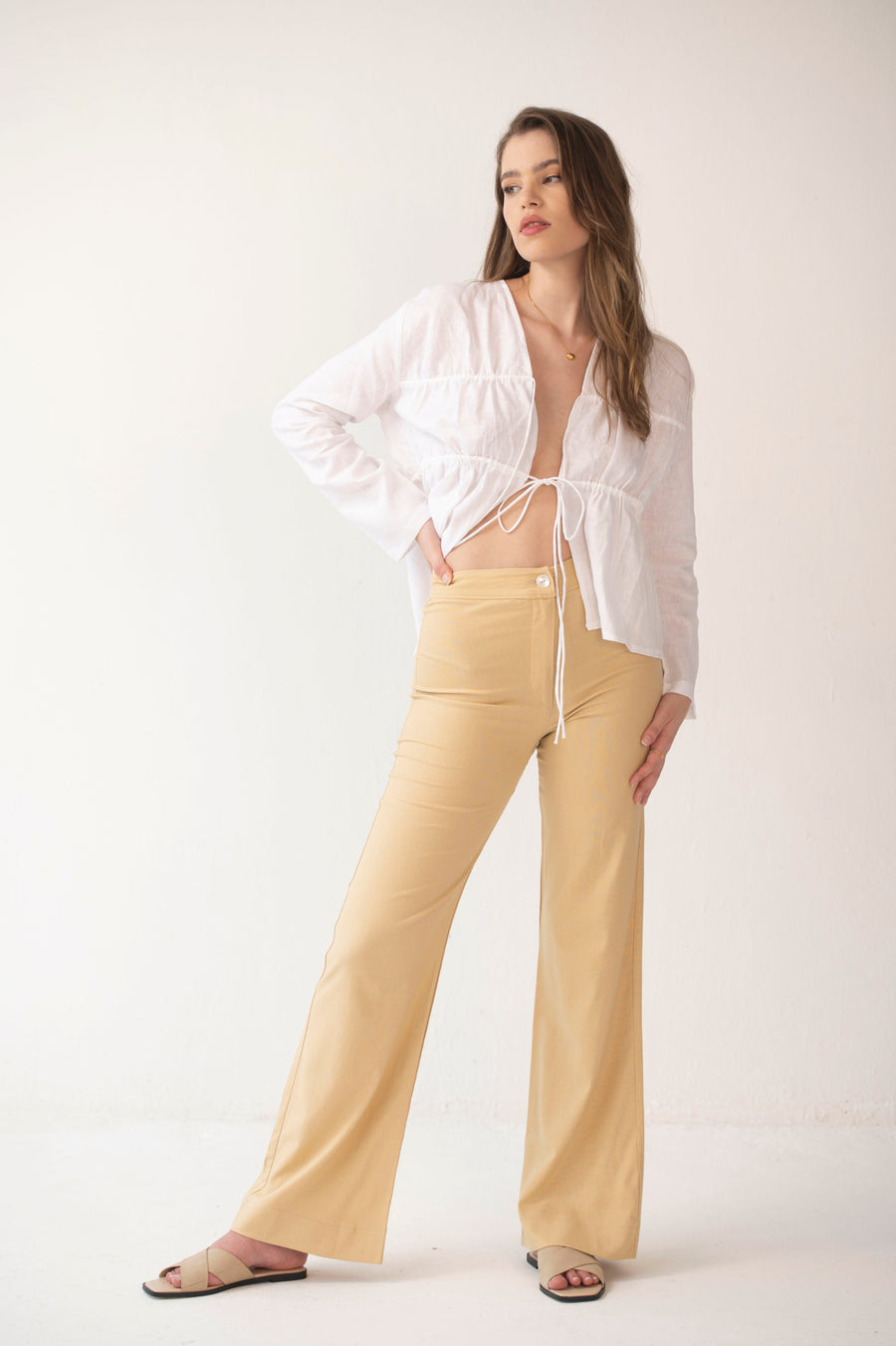 The Becca Top in White