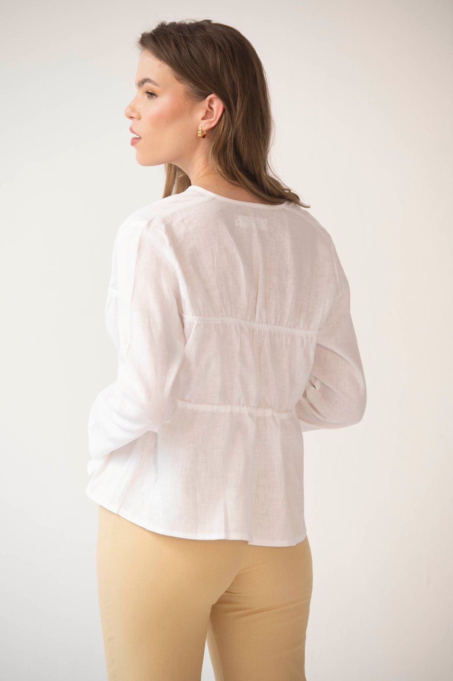 The Becca Top in White