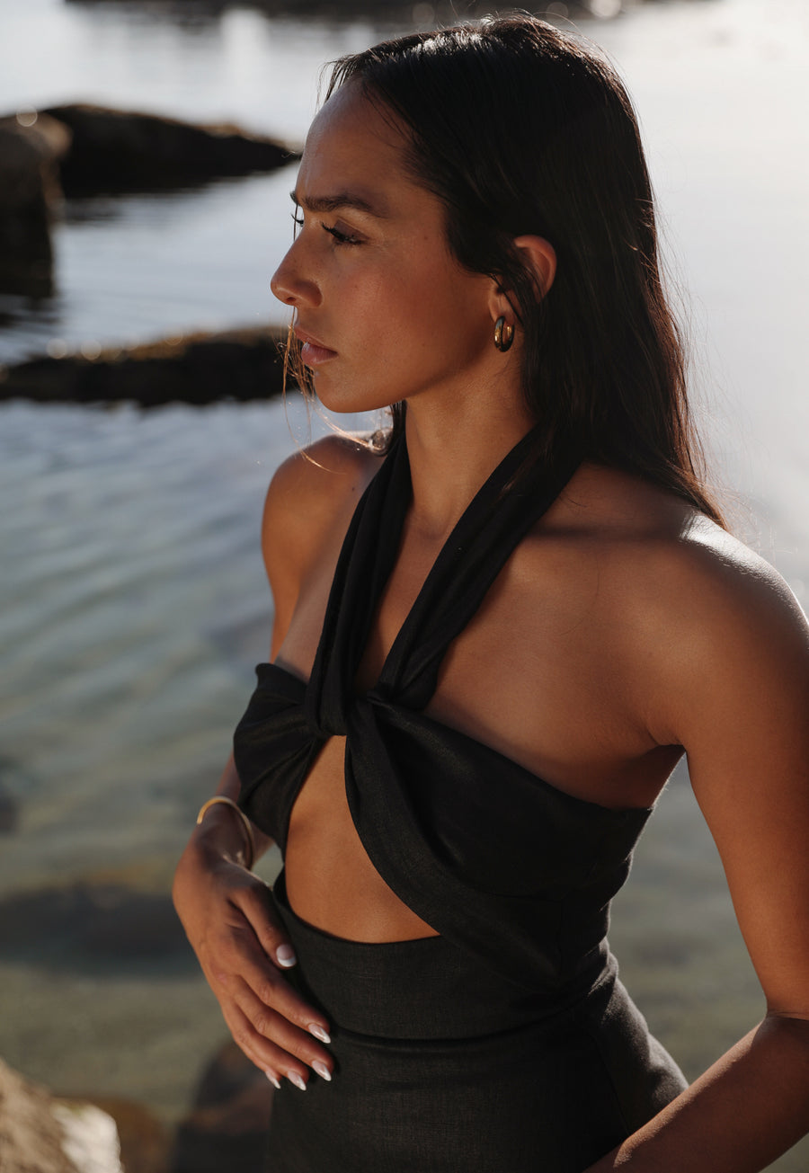 The Storm Dress in Black