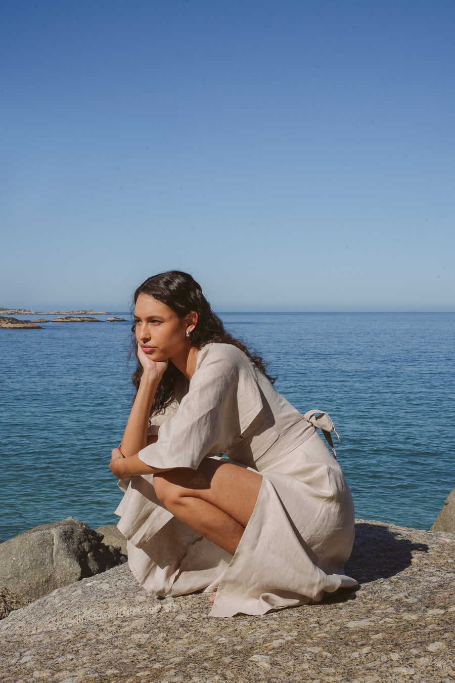The Cathryn Dress in Natural