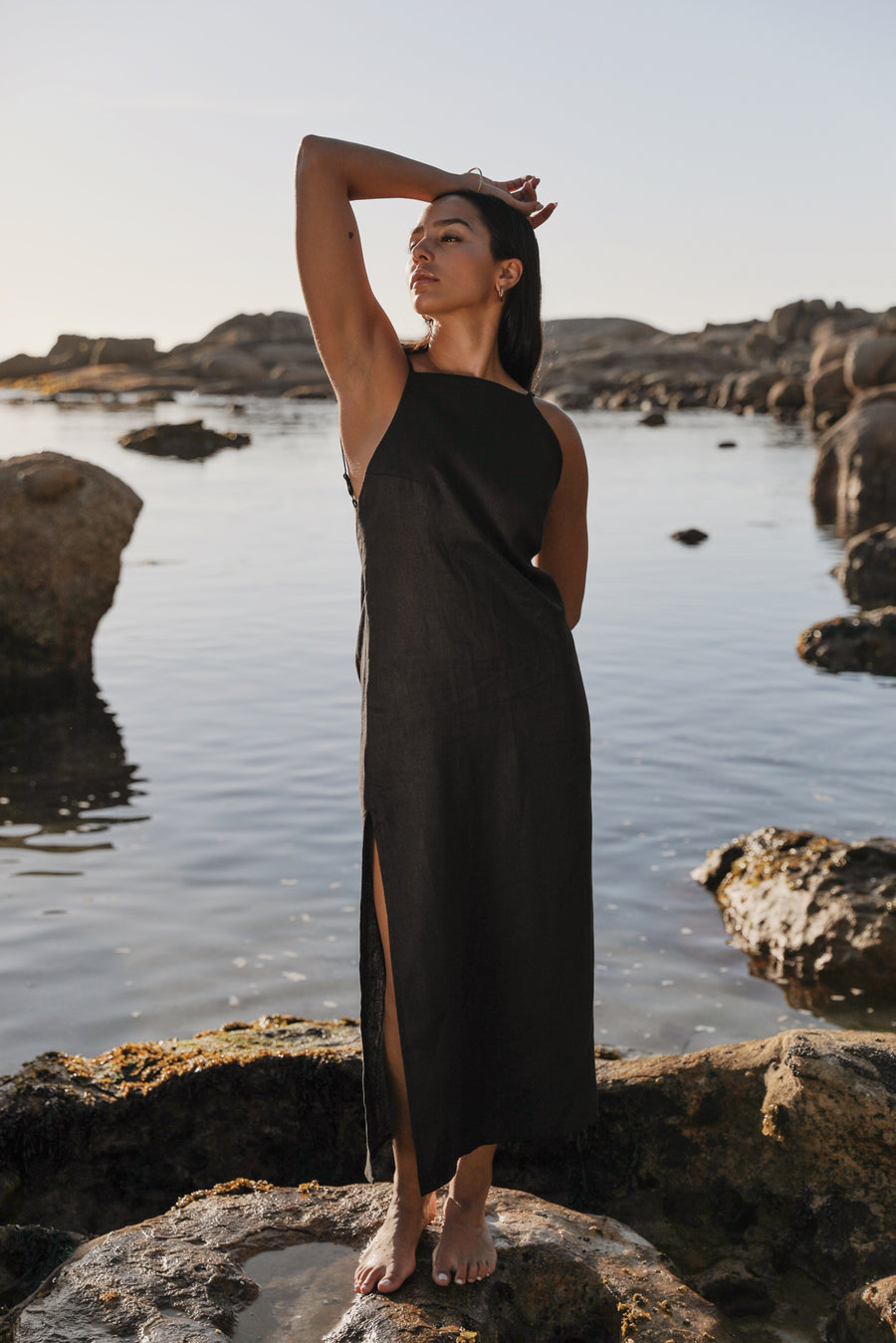 The Slip Dress in Black