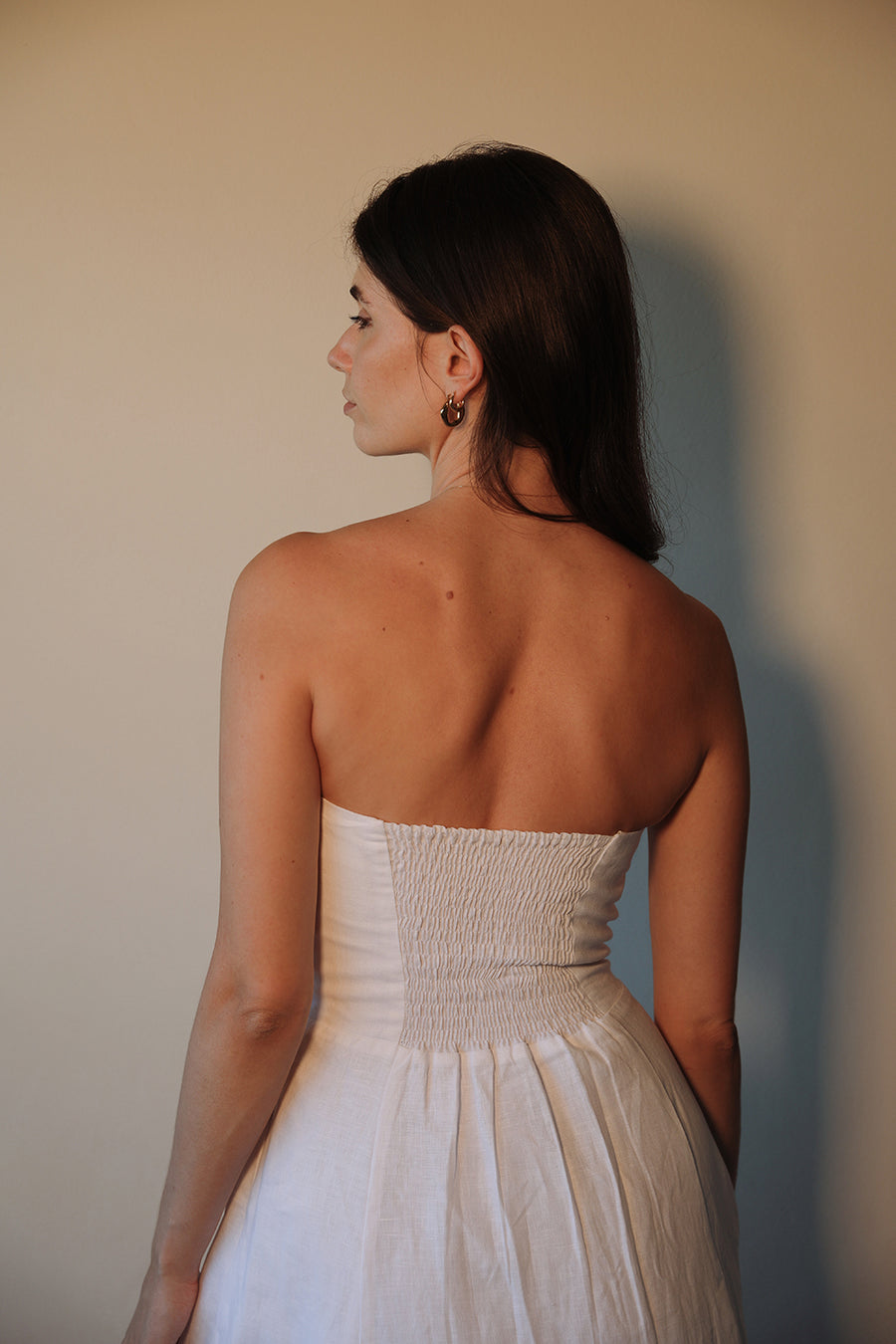 The Cara Dress in White