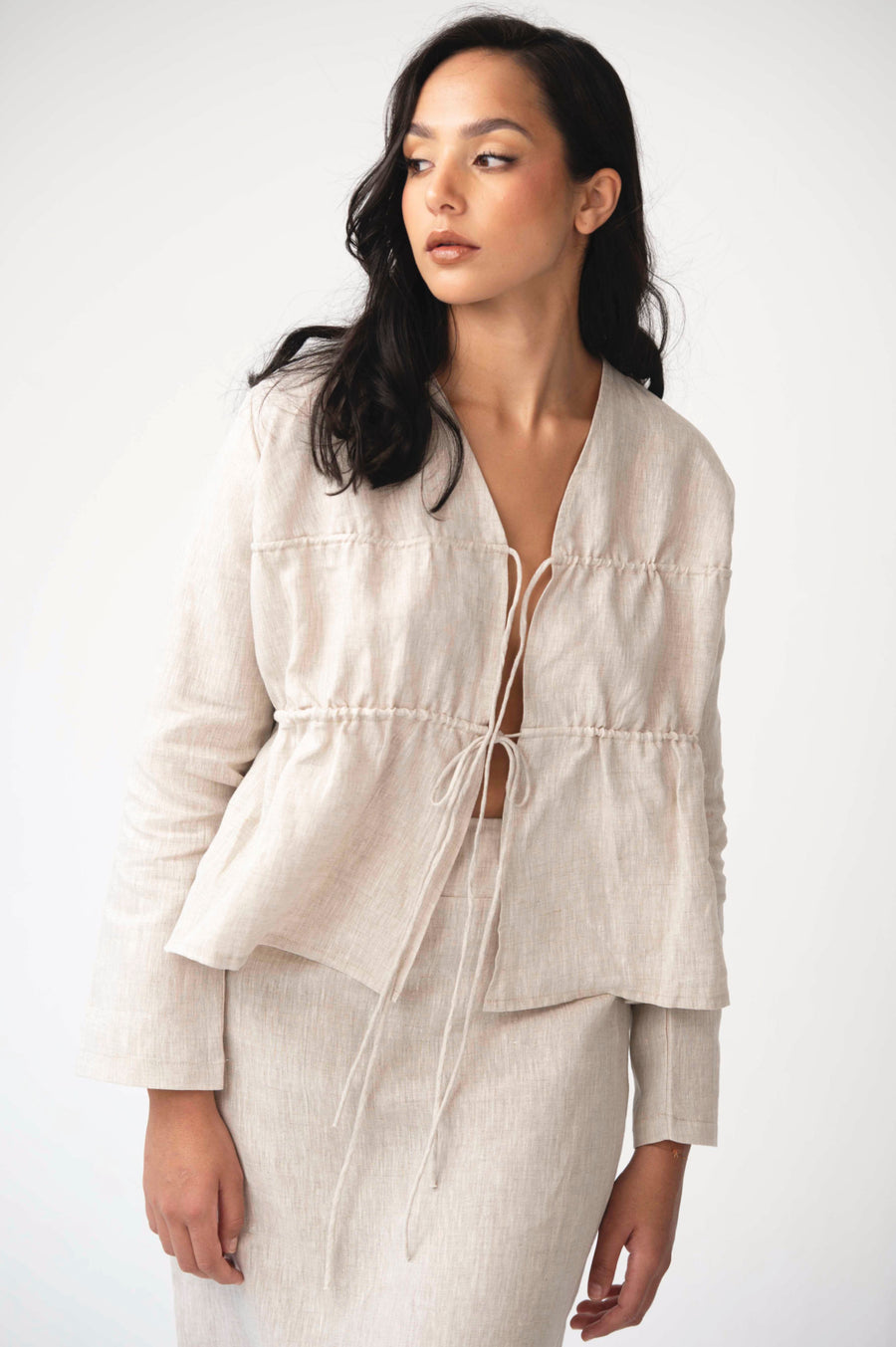 The Becca Top in Natural