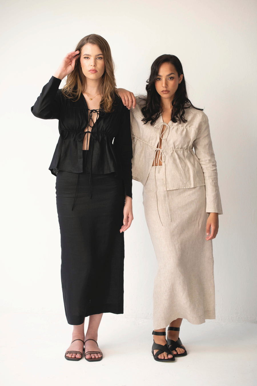 The Maxi Pencil Skirt in Black