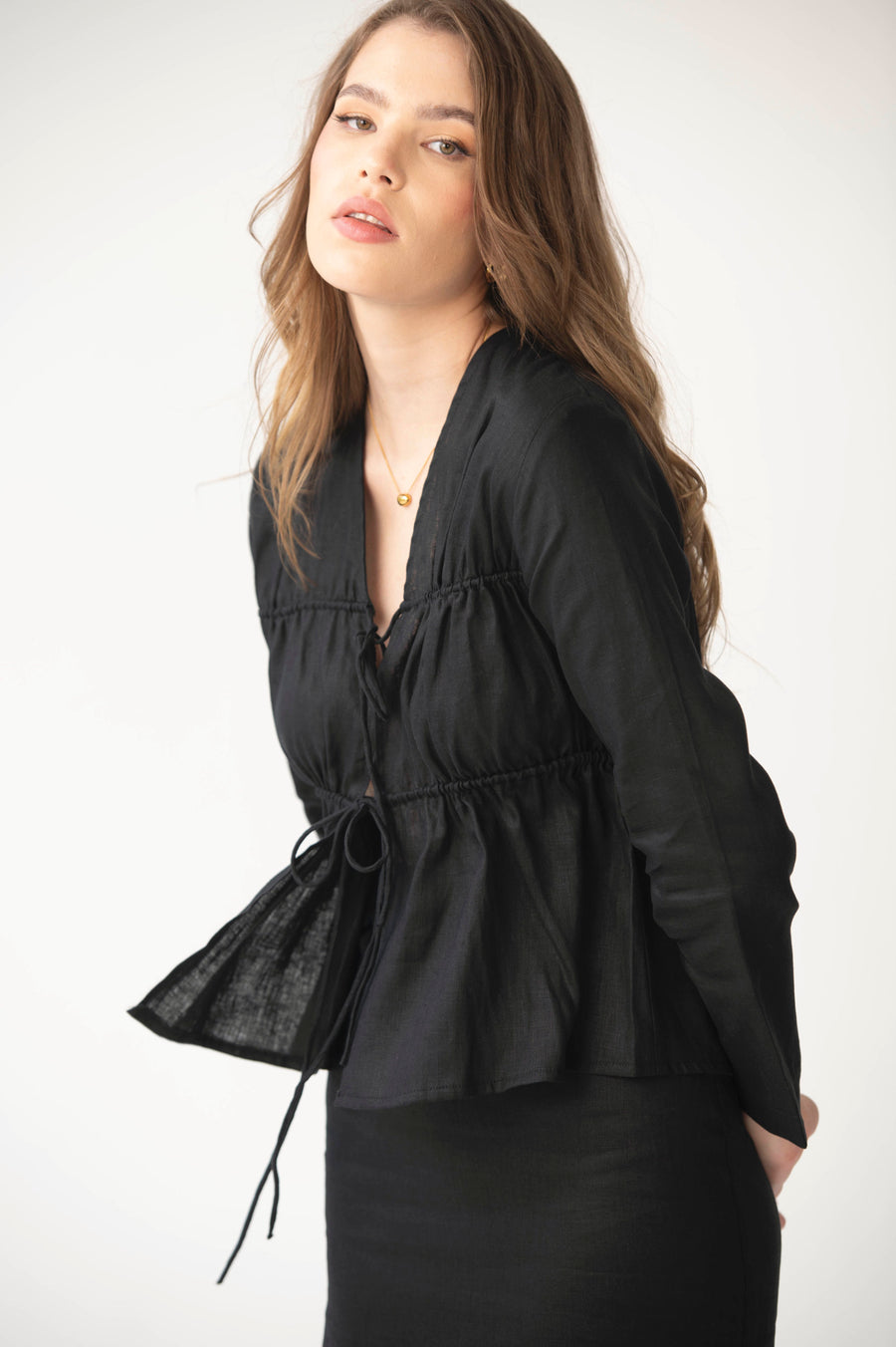 The Becca Top in Black