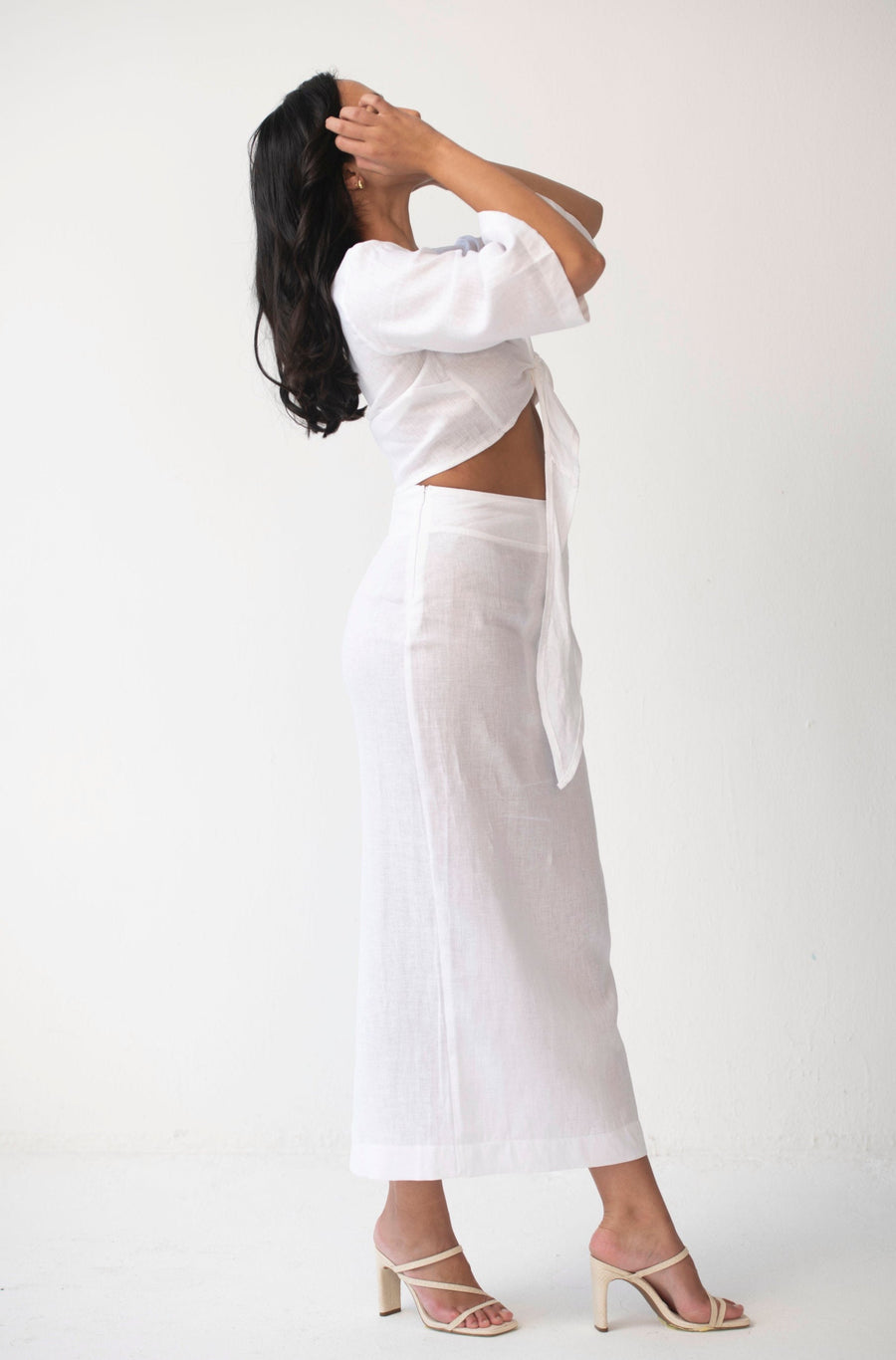 The Maxi Skirt in White