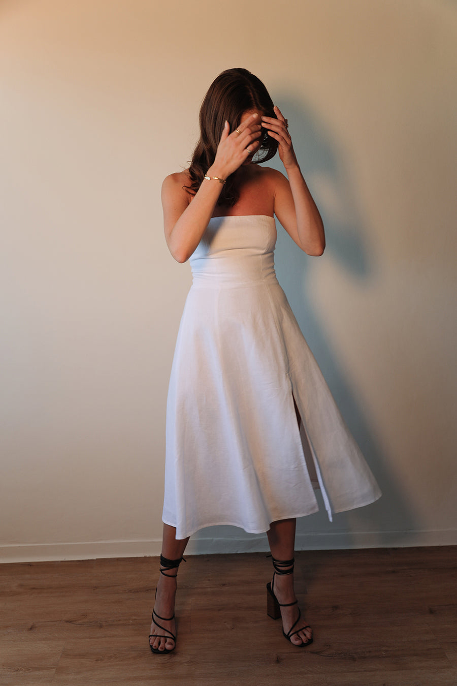 The Cara Dress in White