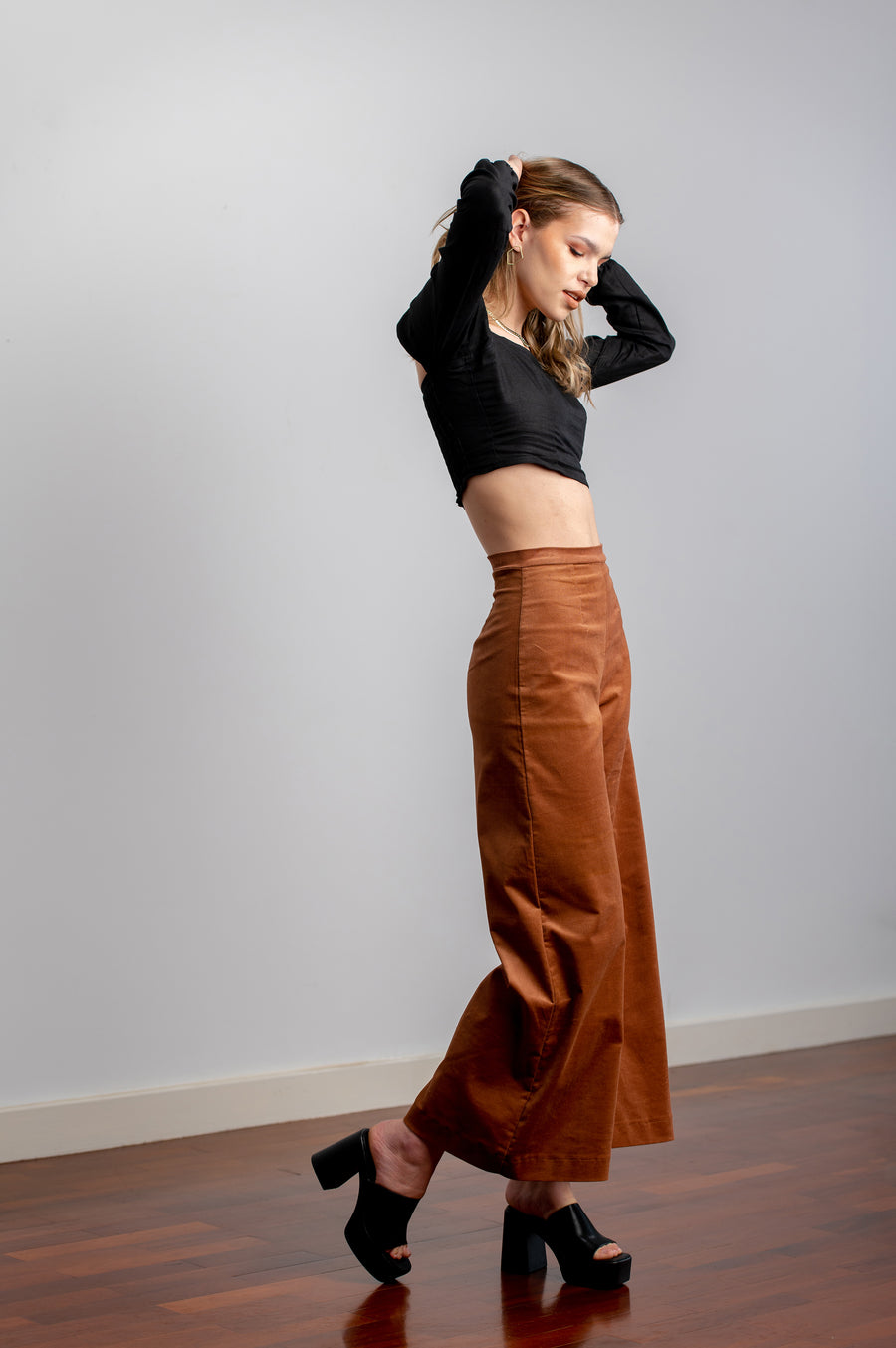 The Wide Leg Pants in Hazel