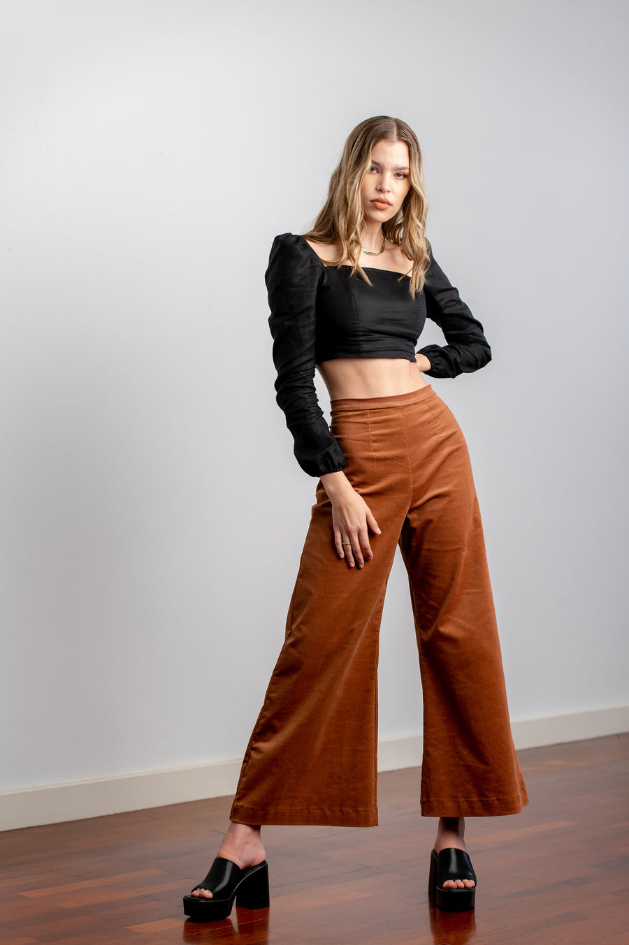 The Wide Leg Pants in Hazel