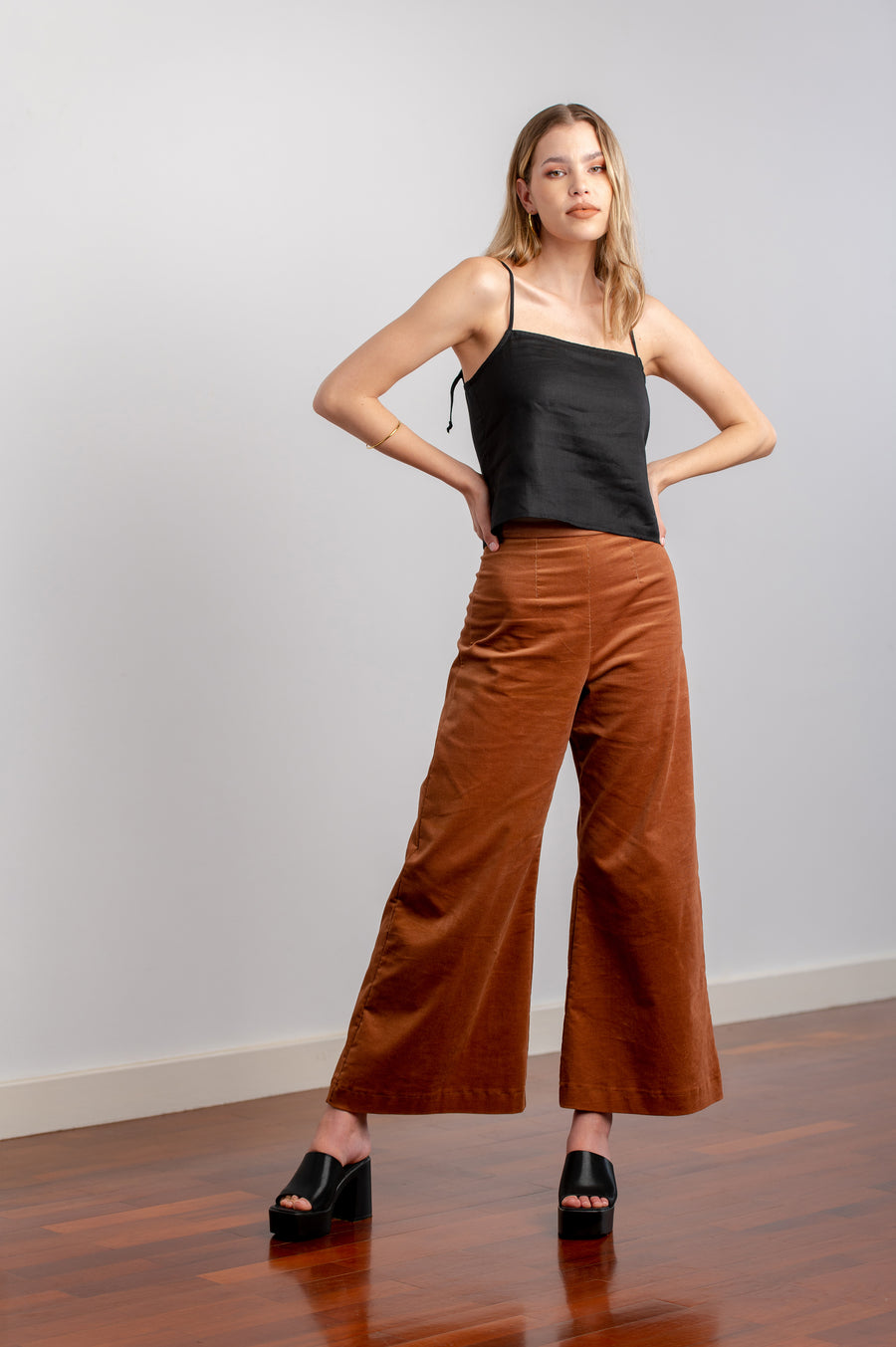 The Straight Cami in Black