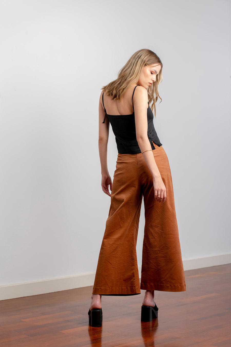 The Straight Cami in Black