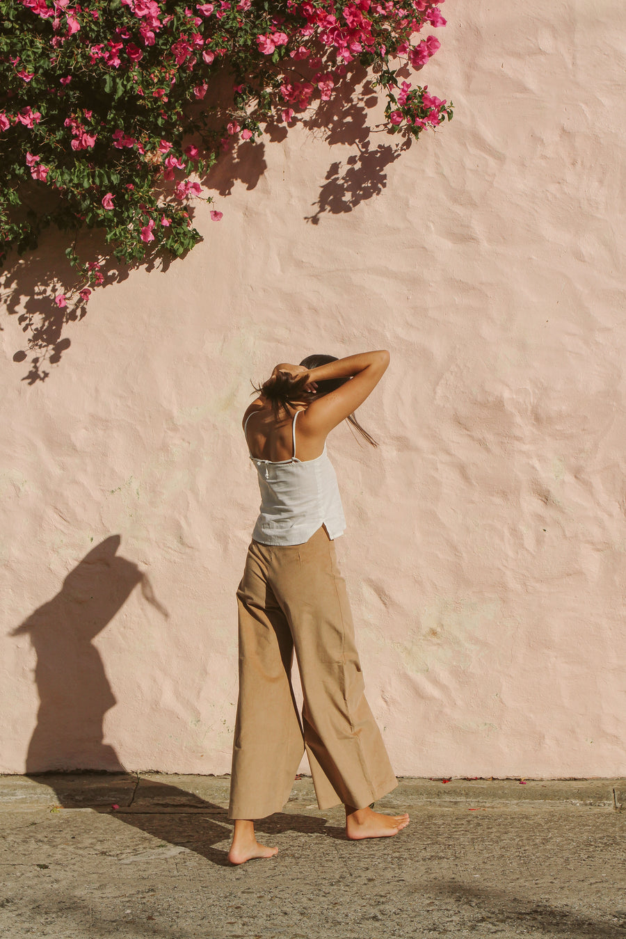 The Wide Leg Pants in Camel