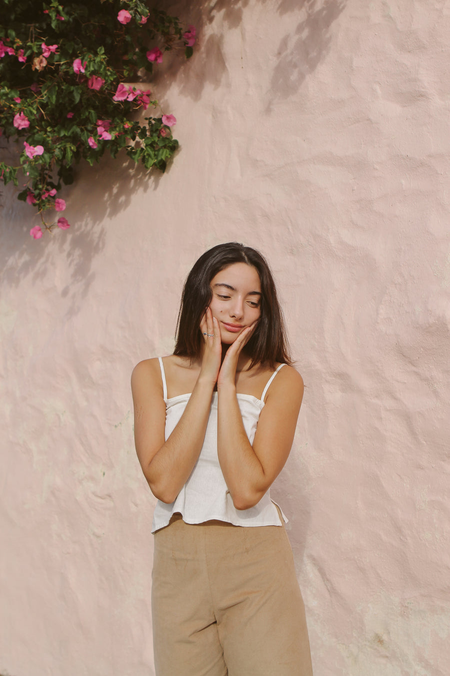 The Straight Cami in Ivory