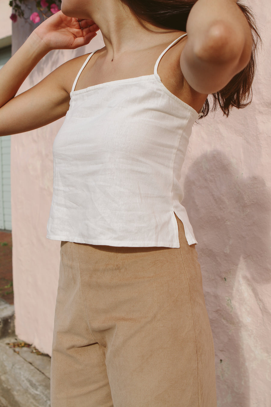 The Straight Cami in Ivory