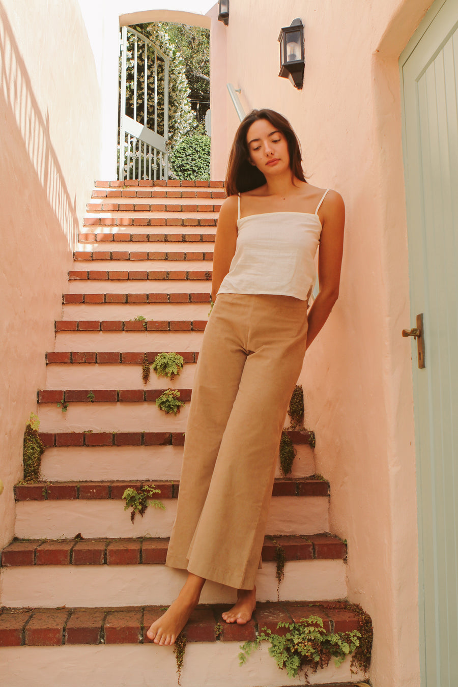The Straight Cami in Ivory