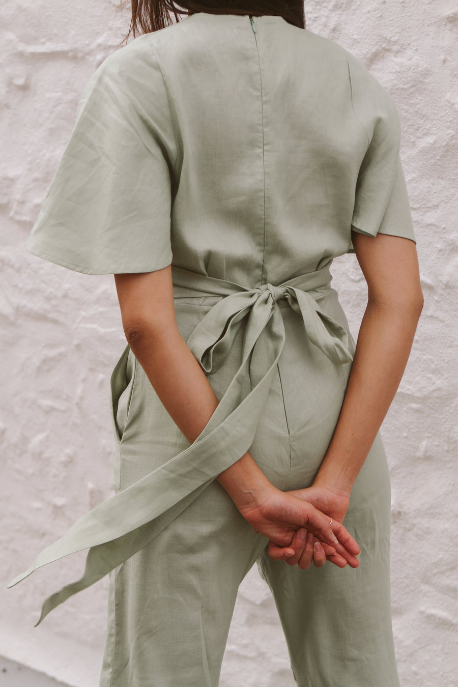 The Jumpsuit in Basil